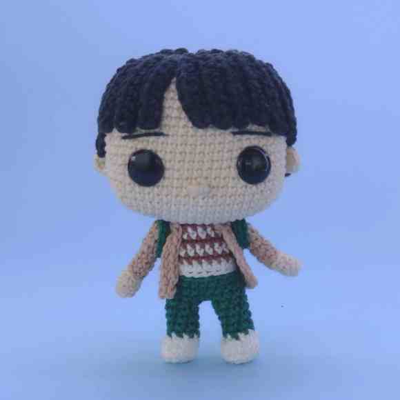 Receita de amigurumi em PDF - Mike - Stranger Things