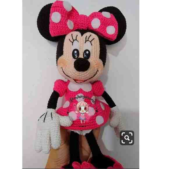 Receita  de amigurumi em PDF - Minnie