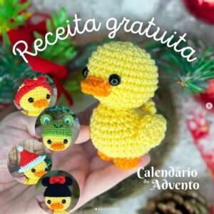 Receita de amigurumi gratuito - Pato