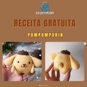 Receita de amigurumi gratuita - Pompompurin