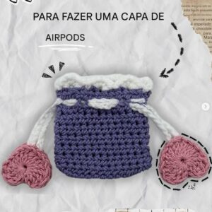 Receita de amigurumi gratuita - Porta airpod