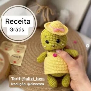Receita de amigurumi gratuita - Tartaruga