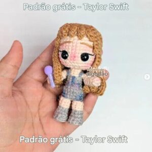 Receita de amigurumi gratuita - Taylor Swift