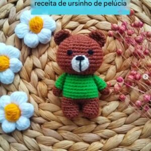 Receita de amigurumi gratuita - Ursinho