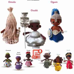 Receita de Amigurumi – Coleção Orixás Completo + Bonûs