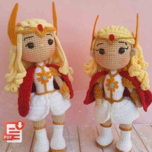 Receita de Amigurumi – She-Ra – A Princesa do Poder