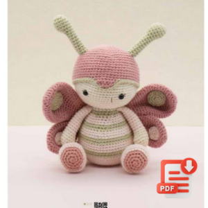 Receita de Amigurumi em PDF – Borboleta Billie