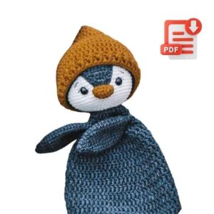 Receita de Amigurumi em PDF – Naninha Pinguim