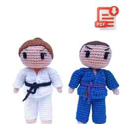 Receita de Amigurumi em PDF – Lutadores