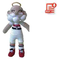 Receita de Amigurumi em PDF – Mascote do São Paulo