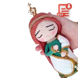 Receita de Amigurumi em PDF – Nossa Senhora dos Milagres