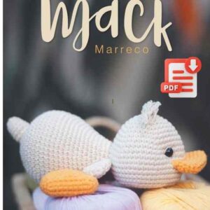 Receita de Amigurumi em PDF– Mack, o Marreco
