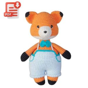 Receita de Amigurumi em PDF – Foly, o Raposinho