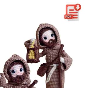 Receita de Amigurumi em PDF – São Longuinho