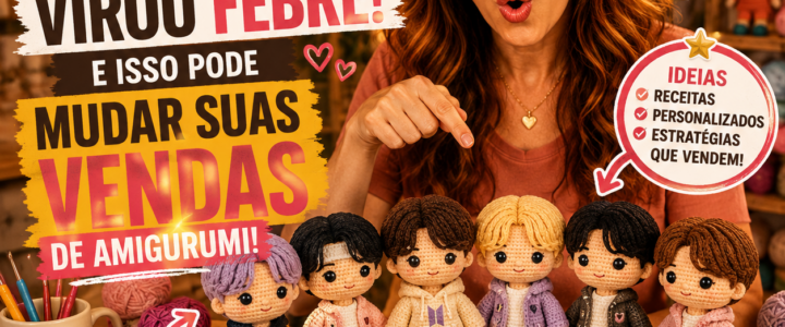 BTS virou febre no Brasil — e as artesãs de amigurumi podem lucrar muito com isso