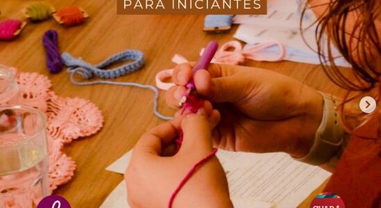 Oficina de crochê para iniciantes acontece em junho no Guará Estúdio em São Paulo