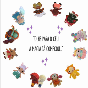 Receita de Amigurumi em PDF – Astromigos: E-book dos 12 Signos do Zodíaco