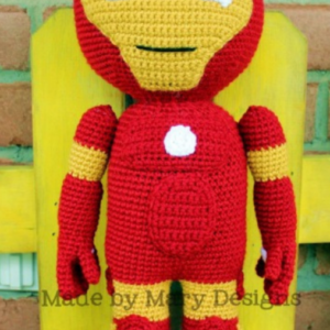 Receita de Amigurumi em PDF– Homem de Ferro - 45cm