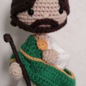 Receita de Amigurumi em PDF– São Judas Tadeu - 20cm