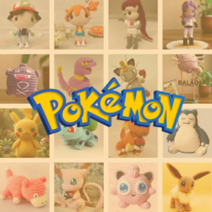 Combo - Receitas de amigurumis em PDF - Pokemon