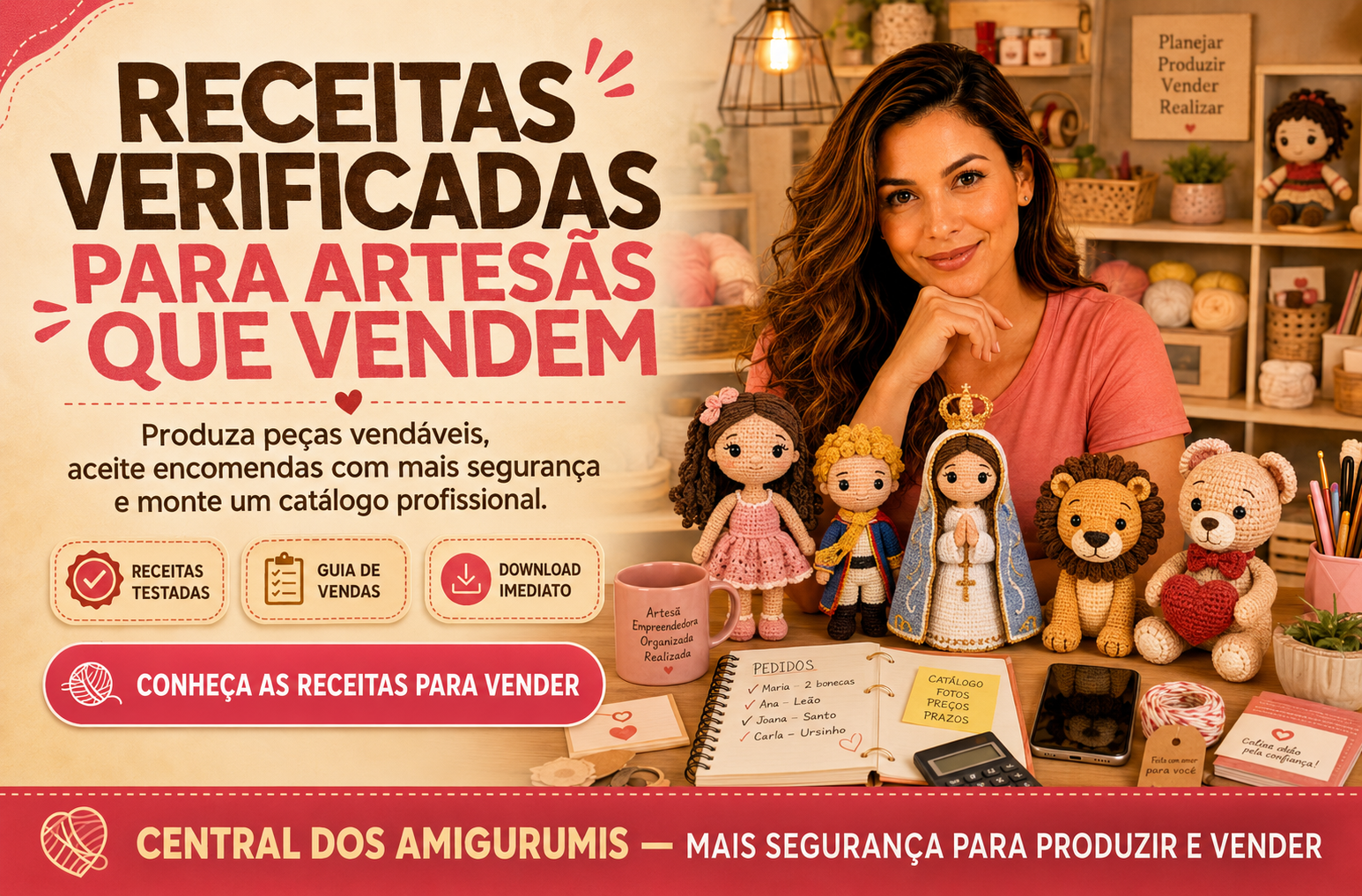 Ver receitas de amigurumi