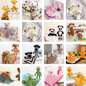 Receita de amigurumi em PDF - Naninhas de Crochê: 40 Padrões de Amigurumi